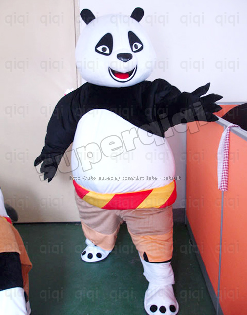 Kung Fu Panda Bear Mascot Costume Adult Size Cartoon