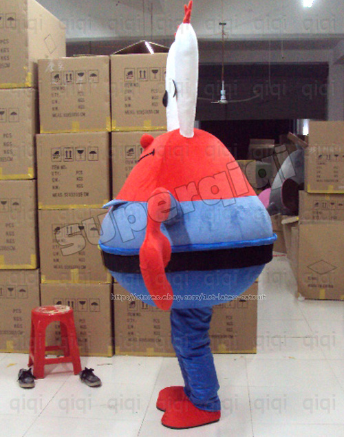 Mr Crab Mascot Costume Adult Size SpongeBob Suit Fancy | eBay