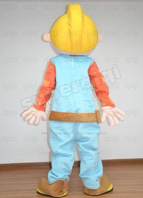 Bob the Builder Mascot Costume Fancy Dress Adult Size eBay