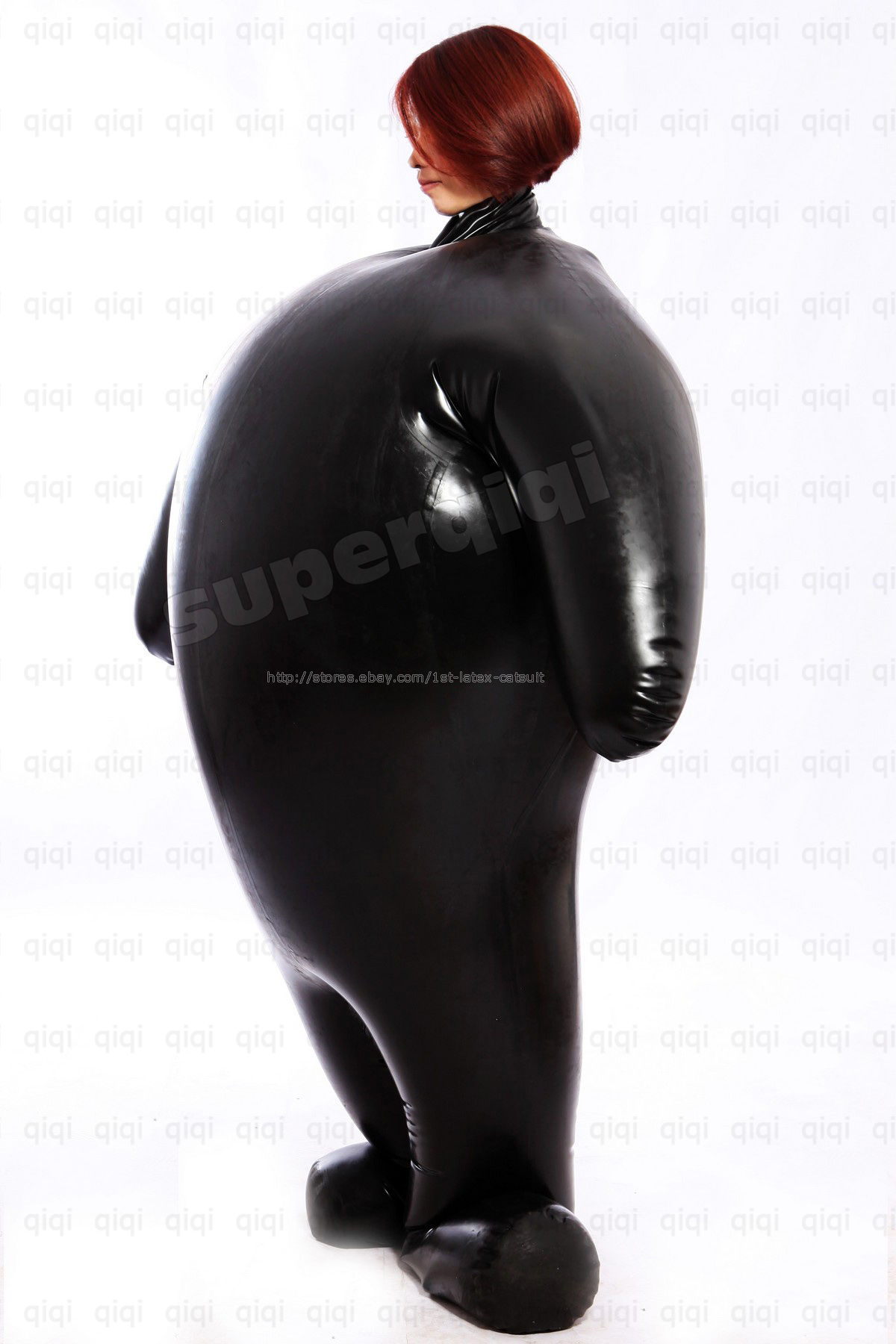 Inflatable Latex Catsuit 57