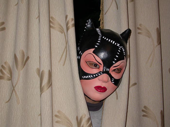 Latex Rubber Mask Fetish Costume Catsuit Hood Club Cat Ebay