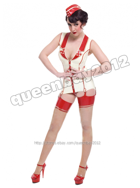 100 Latex Rubber Gummi 0 45mm Mini Nurse Dress Skirt Suit Catsuit Party 100 Latex Rubber Gummi 0 45mm Mini Nurse Dress Skirt Suit Catsuit Party