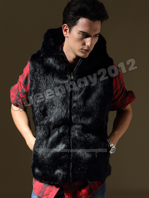 Real Fur Vest for Men